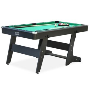 RACK Drogon 5.5-Foot Folding Billiard Pool Table (Black)