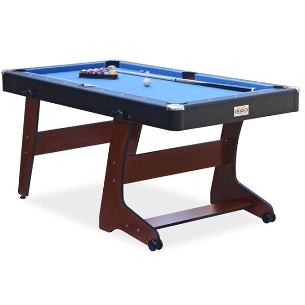 RACK Drogon 5.5Foot Folding Billiard/Pool Table (Blue) RACK Pool Tables