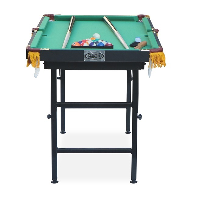 RACK Leo 4Foot Folding Billiard/Pool Table (Green) RACK Pool Tables