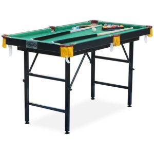 RACK Leo 4-Foot Folding BilliardPool Table (Green)