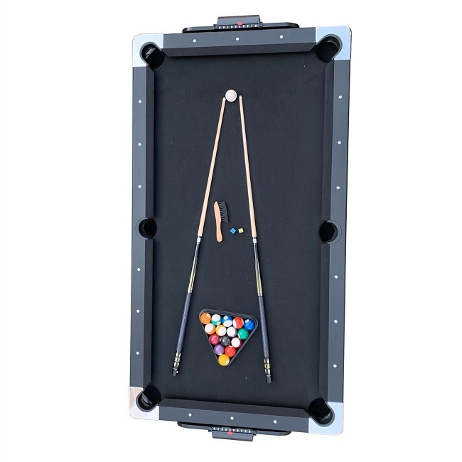 RACK Triad 7Foot 3in1 Multi Game Swivel Billiard/Pool Table (Black