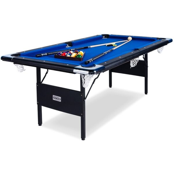 RACK Luxor 7.5Foot 4in1 MultiGame Swivel Billiard/Pool Table (Green