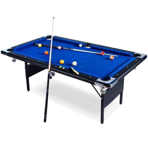 RACK Vega 6-Foot Folding Billiard/Pool Table (Blue) | RACK Pool Tables