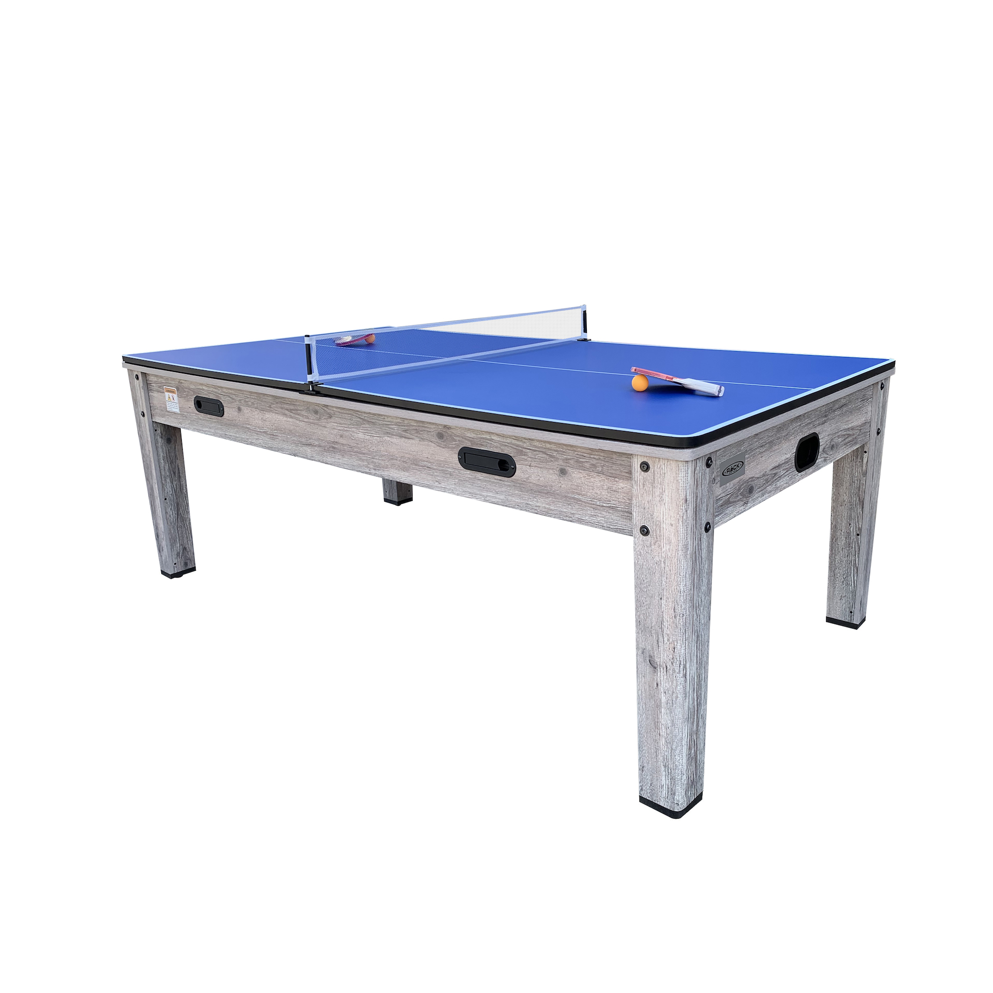 RACK Luxor 7.5Foot 4in1 MultiGame Swivel Billiard/Pool Table (Blue
