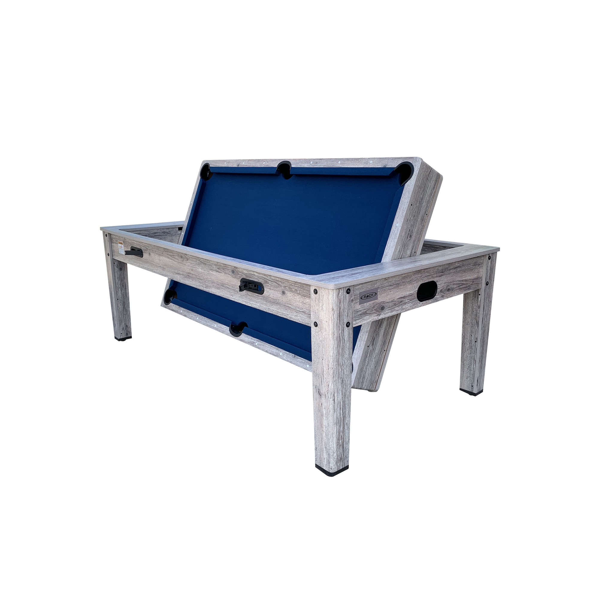 RACK Luxor 7.5Foot 4in1 MultiGame Swivel Billiard/Pool Table (Blue