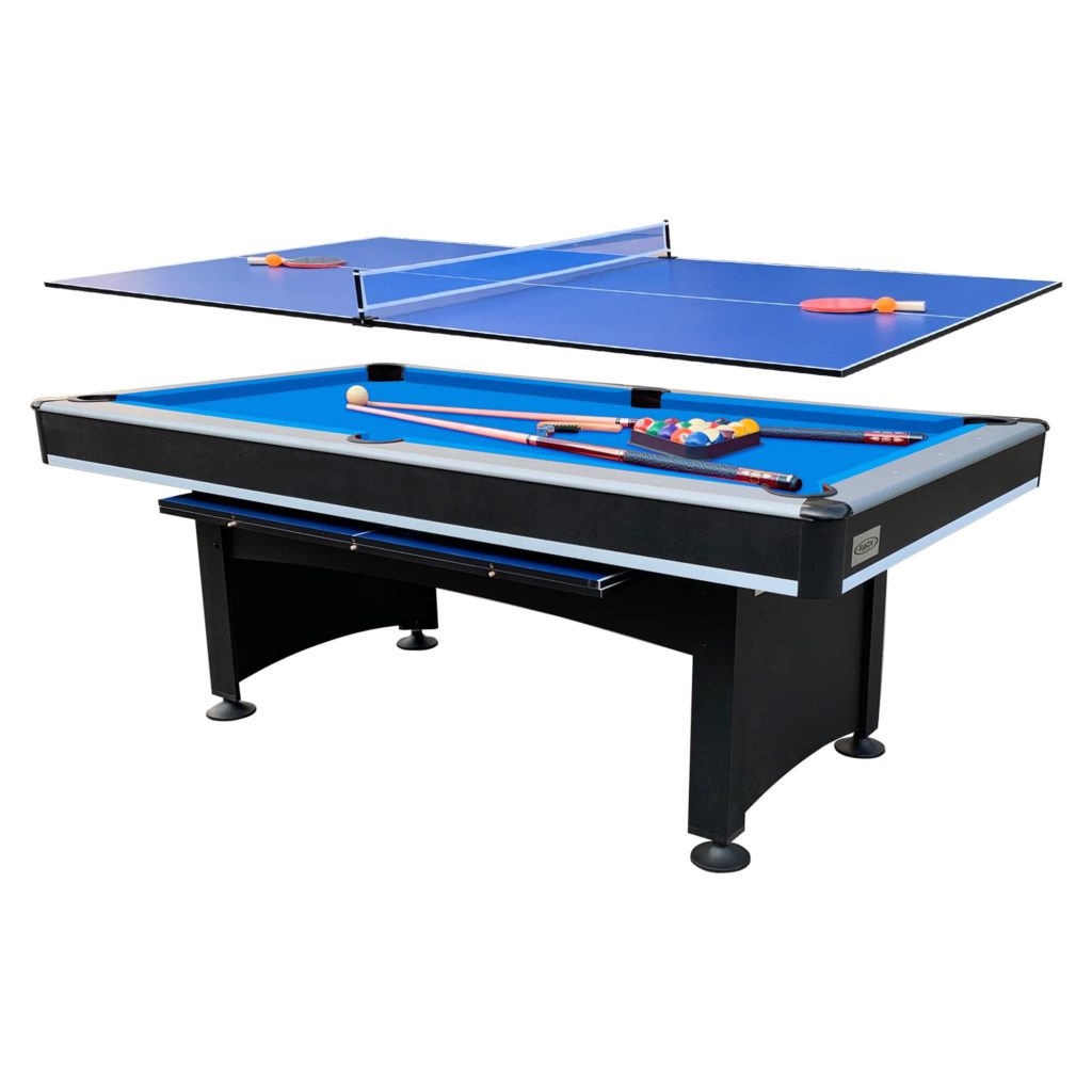RACK Crux 55 in Folding Billiard/Pool Table (Blue) RACK Pool Tables